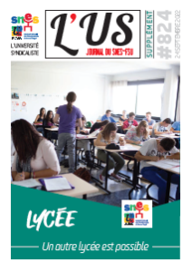 Spécial Lycées – Supplément de l'US n°824