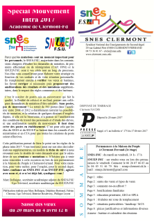 Publication spéciale mutations intra 2017