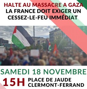 Halte au massacre à Gaza ! La France doit exiger un cessez-le-feu immédiat