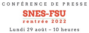 Rentrée 2022 – Conférence de presse