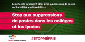 Suppression de poste à la rentrée 2019 : Qui est concerné ?