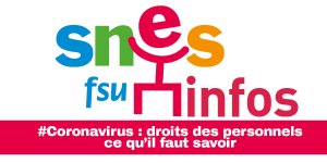 Coronavirus : droits des personnels - MAJ 04/03