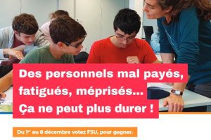 Des personnels mal payés, fatigués, méprisés… ça ne peut plus durer !