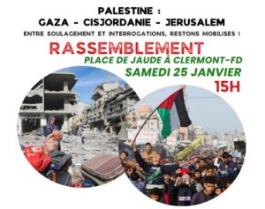 Palestine : Gaza, Cisjordanie, Jérusalem, restons mobilisé·es !