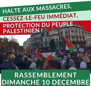 Halte au massacre à GAZA et en CISJORDANIE ! Rassemblement dimanche 10 (…)