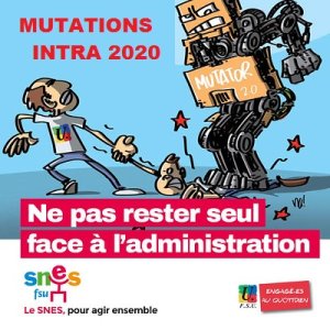 Mutations intra 2020 : comment nous joindre pendant le confinement ?