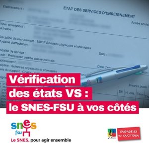 ÉTATS DE SERVICE (VS) : soyez vigilants et contestez si nécessaire !