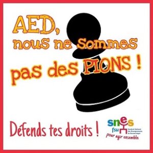 AED : le rectorat doit répondre aux revendications !