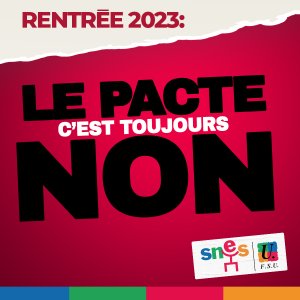 Pacte, saison 2, c'est toujours non !