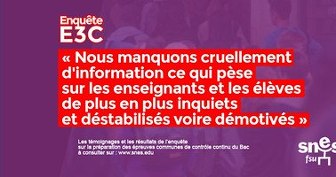 Pétition pour la suppression de la première session des épreuves communes de (…)