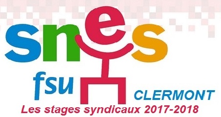 Les stages 2017-2018 du SNES-FSU Clermont