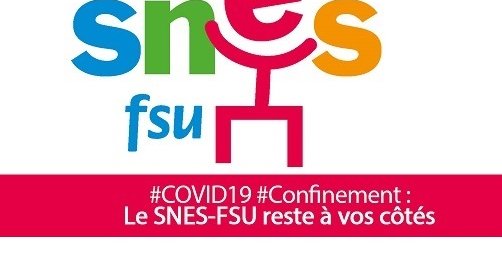 Covid-19 - le Snes-Fsu à vos côtés [Locaux fermés - Permanences à distance]