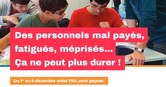 Des personnels mal payés, fatigués, méprisés… ça ne peut plus durer !