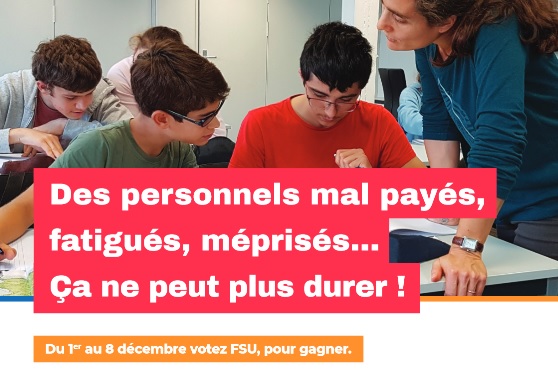 Des personnels mal payés, fatigués, méprisés… ça ne peut plus durer !