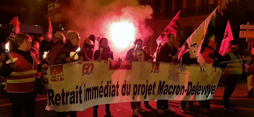 Marche lumineuse à Clermont samedi 11 janvier : retour en photos