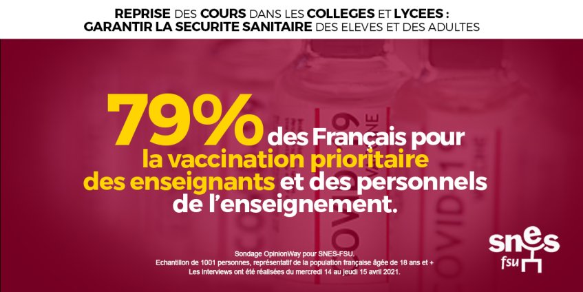 Reprise des cours et stratégie vaccinale : les Français approuvent les (…)