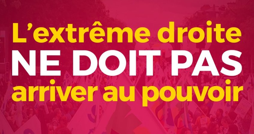 Second tour des législatives, l'extrême droite ne doit pas arriver au (…)