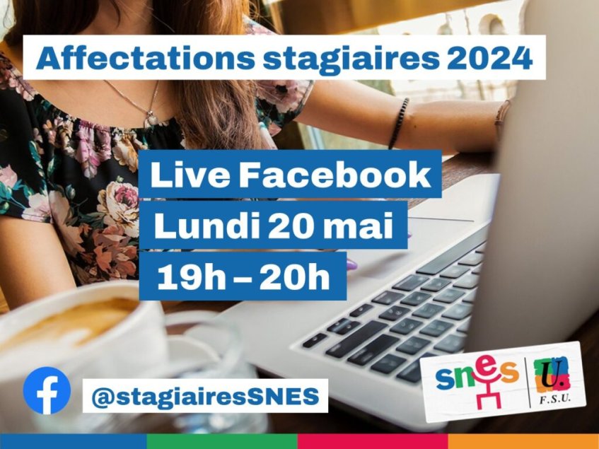 Webinaire « affectation des stagiaires, rentrée 2024 »