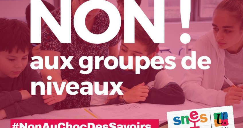 “Choc des savoirs”, rentrée 2025 : agissons ensemble contre les groupes de (…)